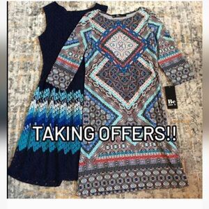 BUNDLE OF 2 SUPER CUTE DRESSES! NWOT! SIZE 4